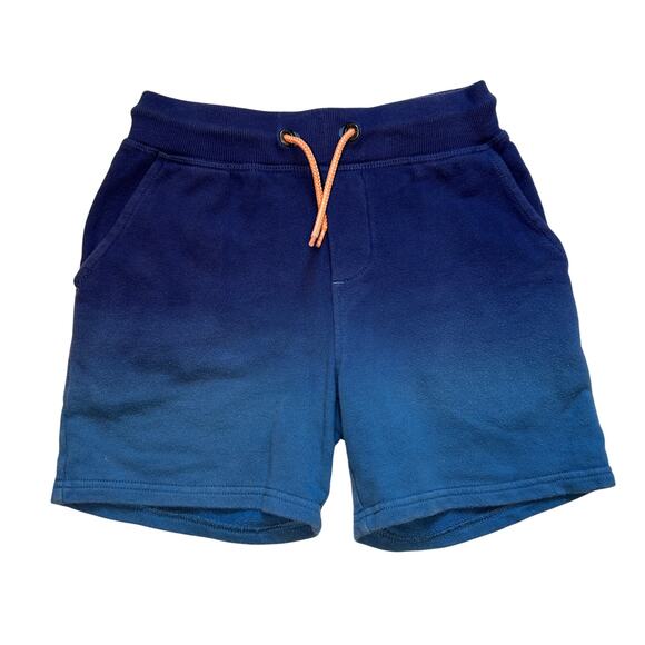 Mini Boden Blue Ombre Dip Dye Drawstring Terry Shorts - Boys 9Y - Picture 1 of 4